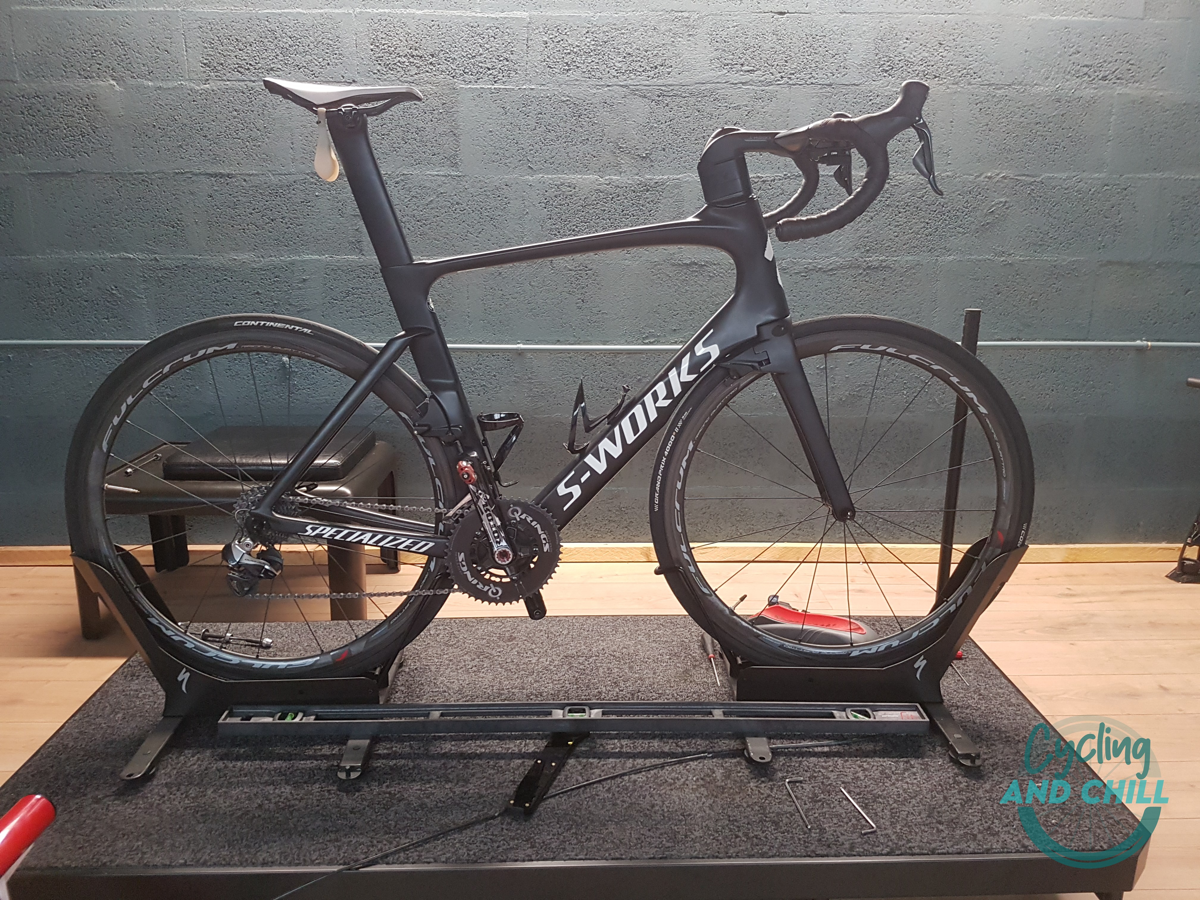 Specialized Venge Vias le jour de l'étude posturale
Cycling And Chill