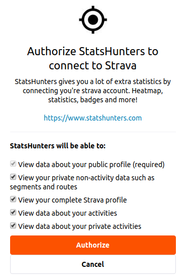 authorize Stats Hunters
