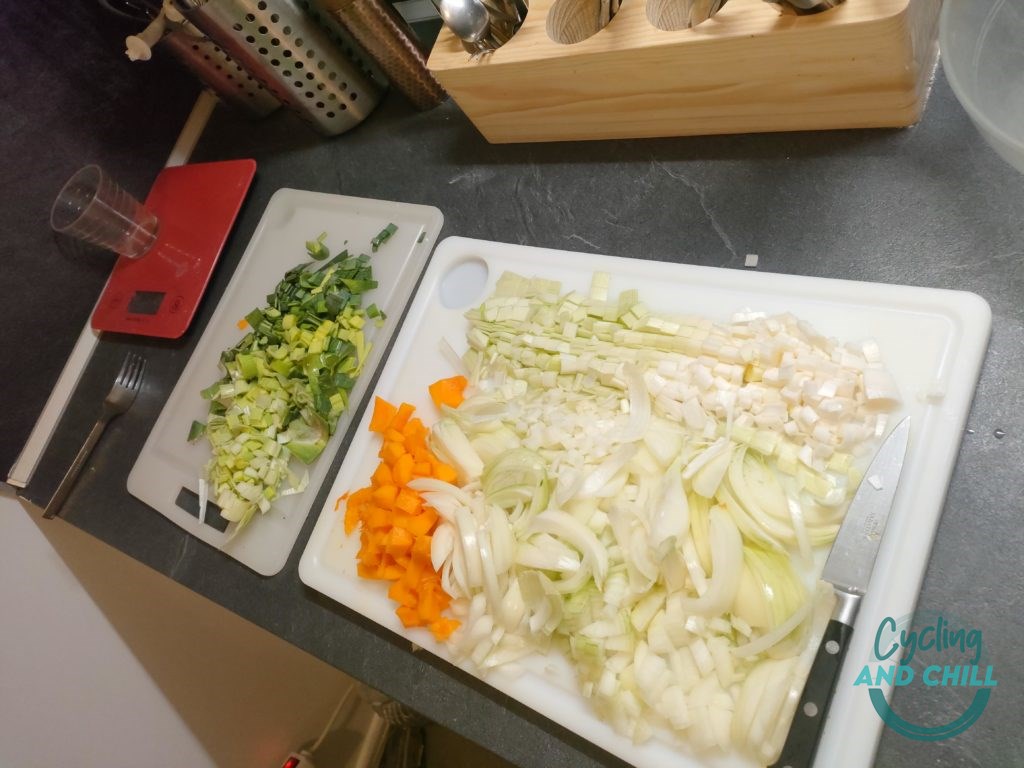 Découpe des légumes